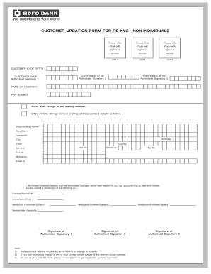 hdfc mf updation form
