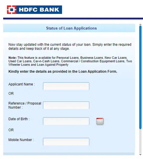 Hdfc Personal Loan Application Reference Number