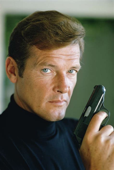 he is no james bond his name is roger moore