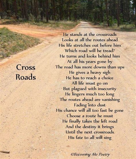 he stood at the crossroads poem