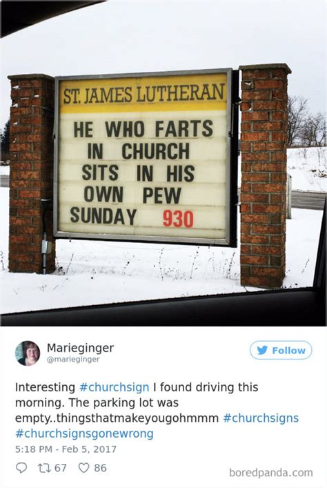 he who farts in church sits in