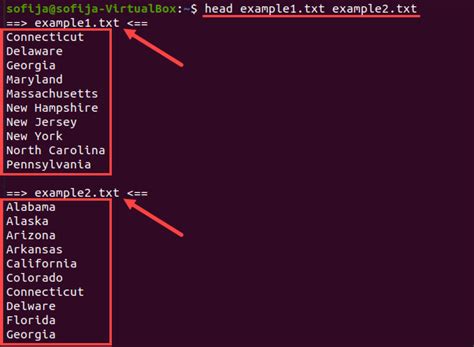Head Command In Linux