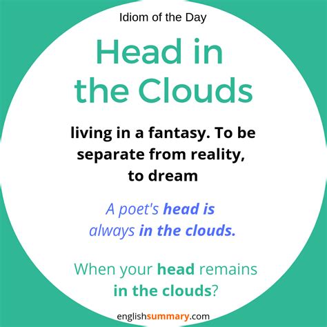 Head In The Clouds Meaning In Tamil