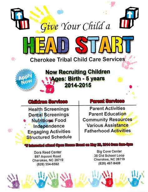 head start program for 3 year olds