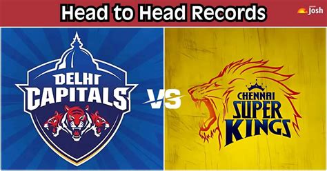 Head To Head Dc Vs Csk