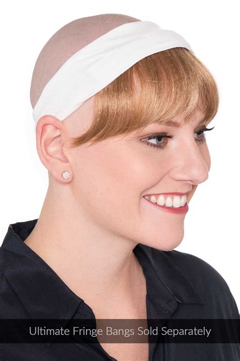 headband with bangs for cancer patients