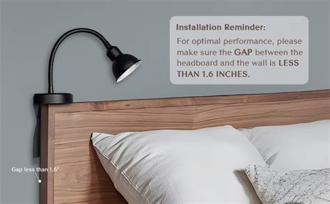 Headboard Bed Lamp For Reading