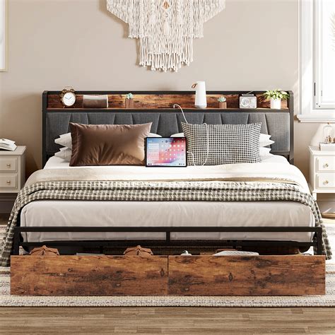Headboard With Storage Compartment Canada