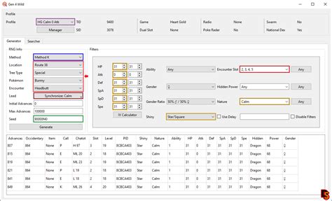 Headbutt Tree Calculator Hgss