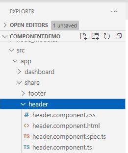 Header Component In Angular