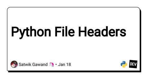 Header Files Python