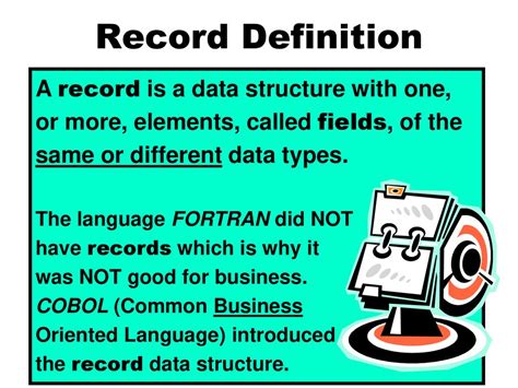 Header Record Definition Computer Science