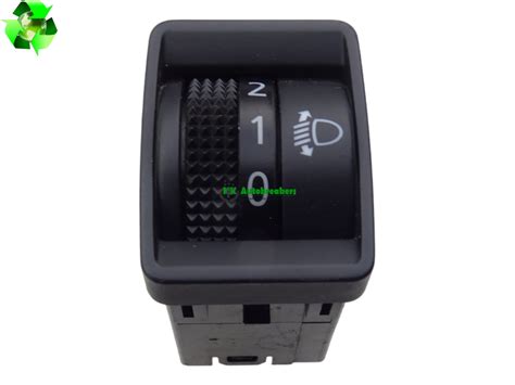 headlight adjustment switch