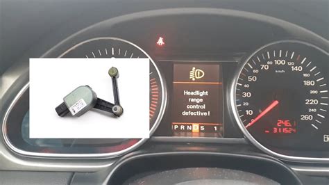 Headlight Range Control System Fault Audi A6 C7