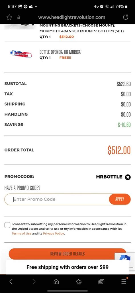 headlight revolution promo code