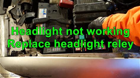headlight switch not working