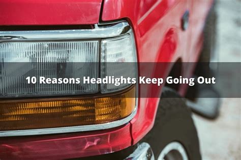 Headlights Going In And Out