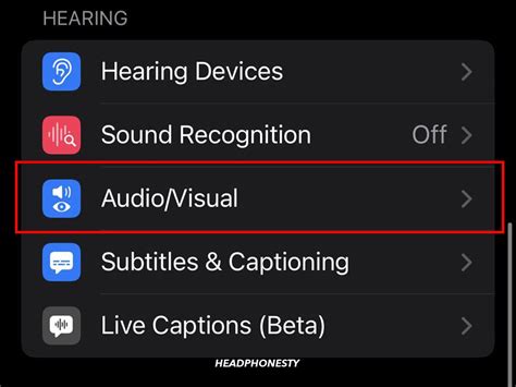 headphone accommodations