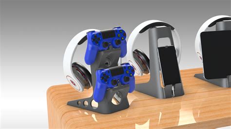 headphone and controller stand 3d print