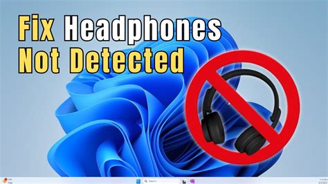 headphone cannot detect