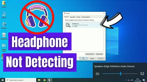 Headphone Not Automatically Detecting