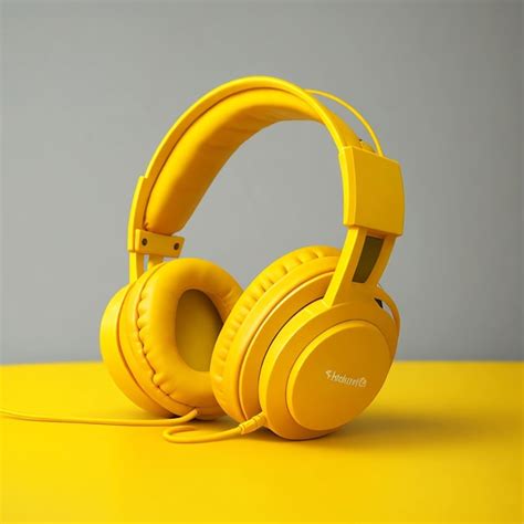 headphone yellow