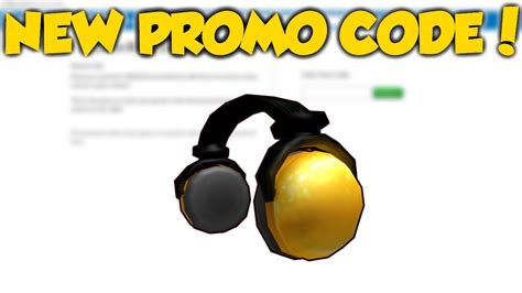 headphones promo code roblox
