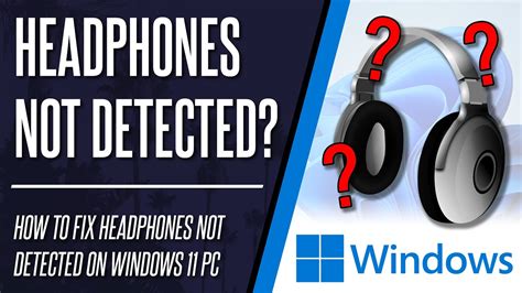 Headset Cannot Be Detected