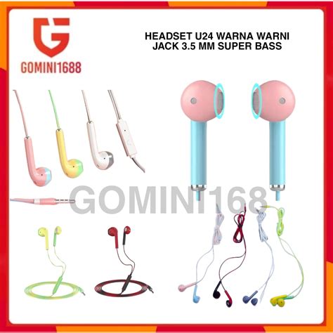 Headset Jack 3.5 Warna-warni
