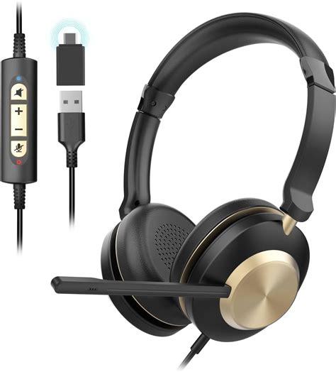 Headset With Mic For Pc Noise Cancelling