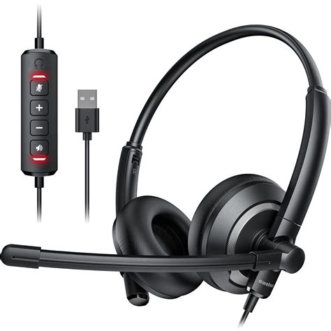 Headset With Microphone And Noise Cancellation