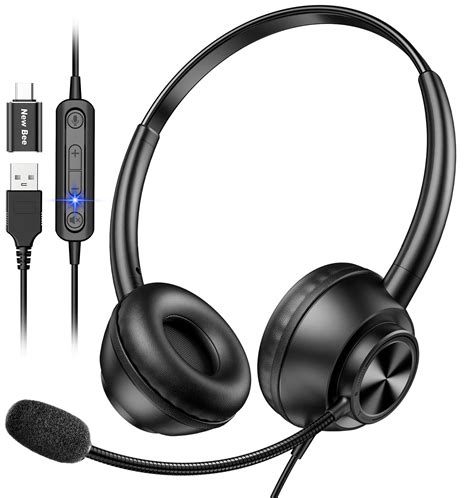 Headset With Microphone For Computer Usb