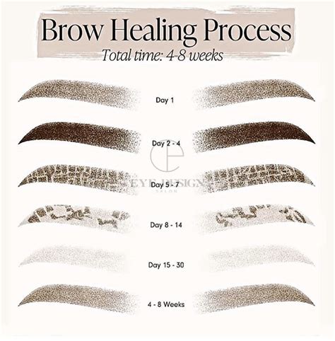 healing journey eyebrow tattoing