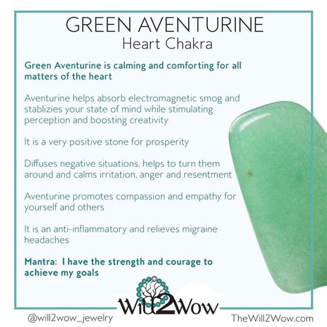 healing powers of green aventurine