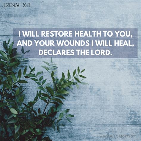 healing verses in the bible for healing