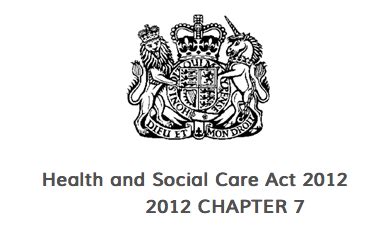 health and social care act 2012 consent