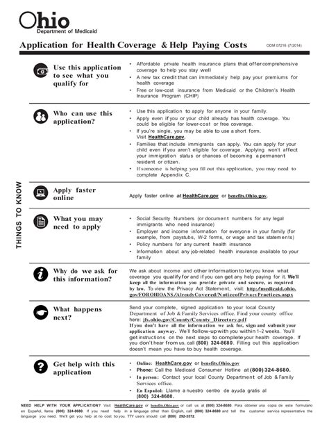 health coverage in ohio