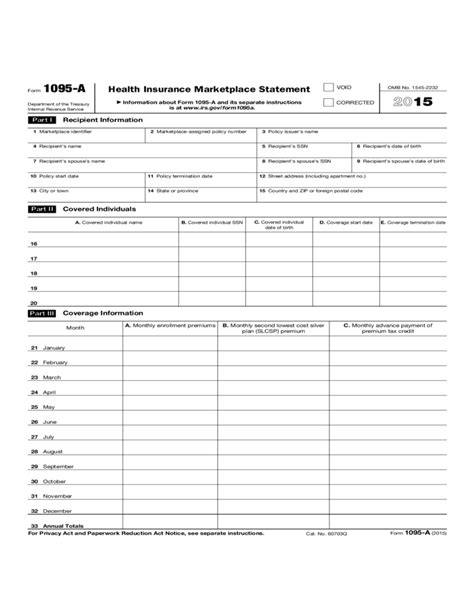 health insurance marketplace 1095-a form
