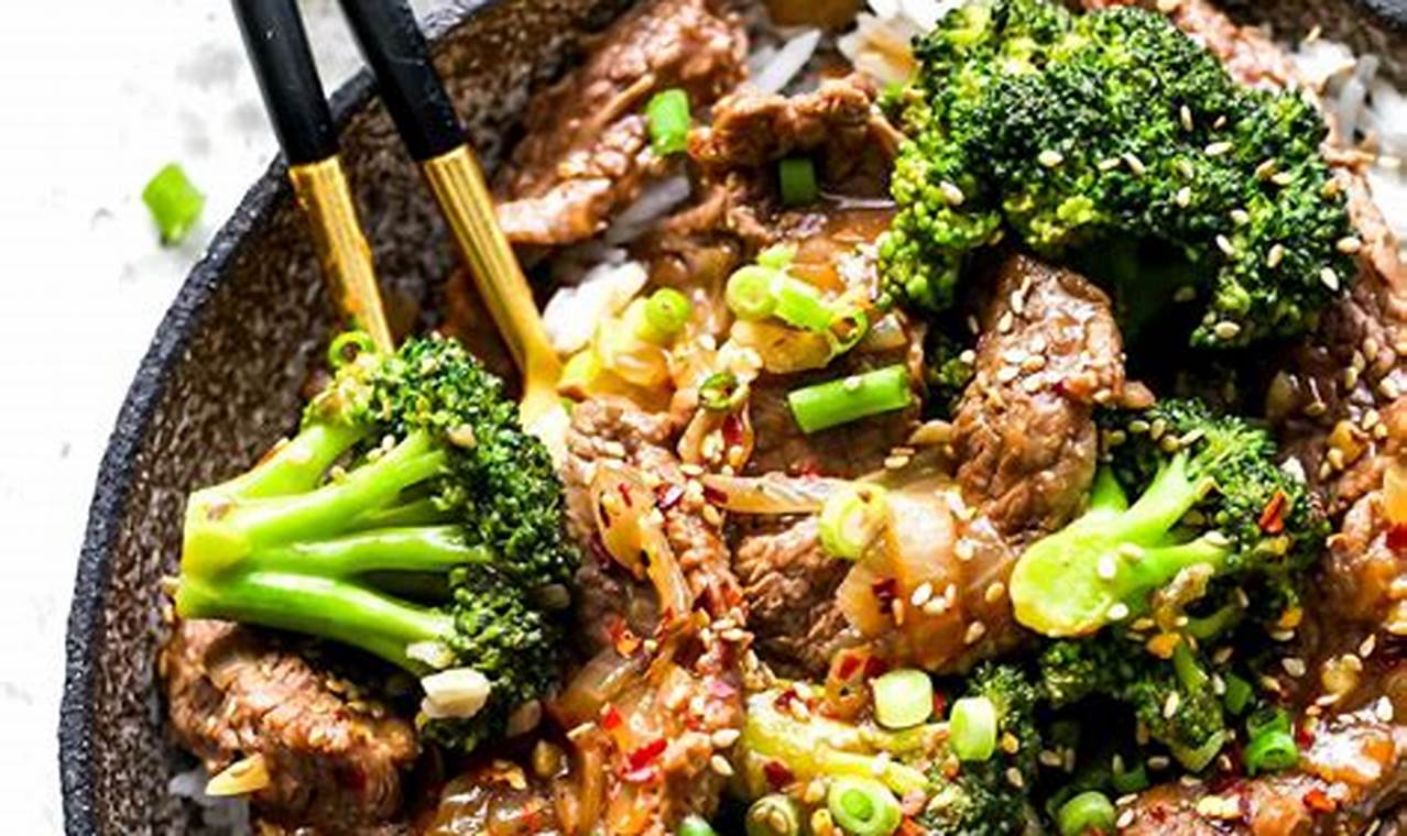 healthy beef n broccoli recipe