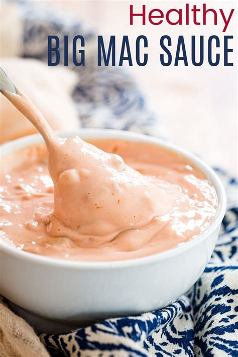 healthy big mac sauce recipe