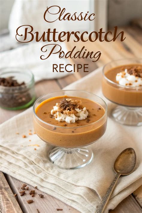 Healthy Butterscotch Pudding