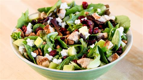 Healthy food with salad