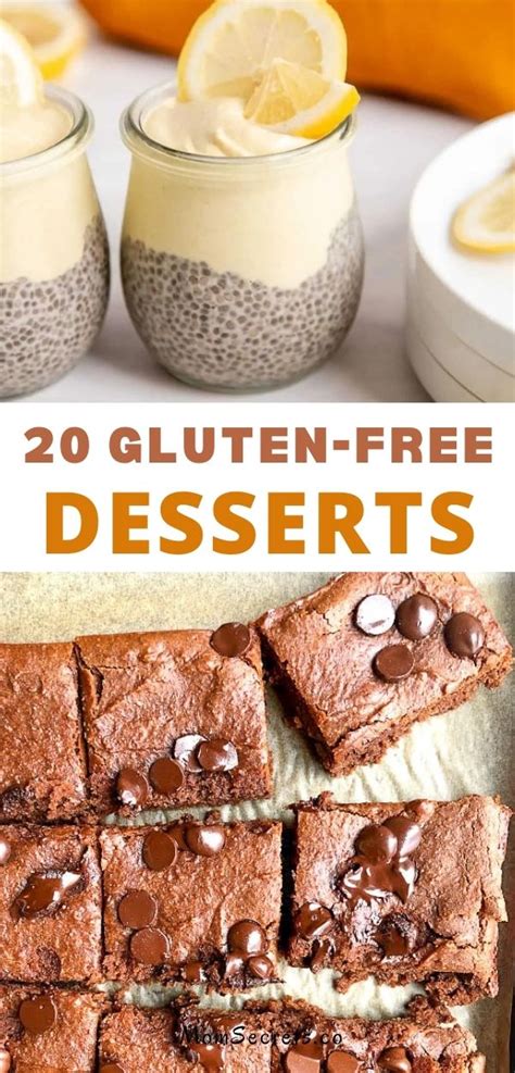 healthy gluten free desserts