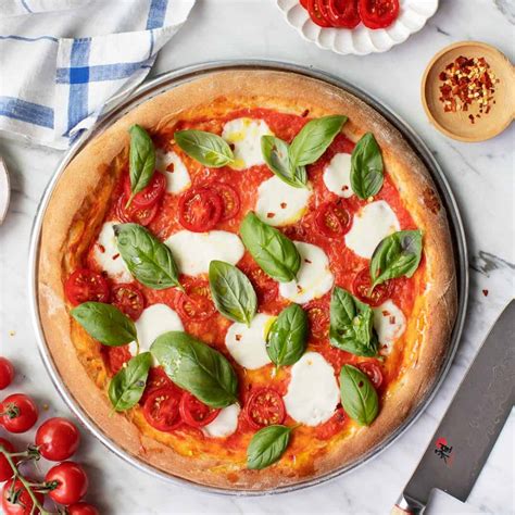 healthy margherita pizza recipe