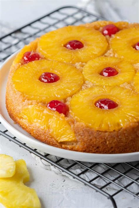 Healthy Pineapple Upside Cake