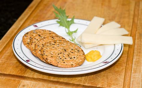 Healthy Snack Crackers Cheese