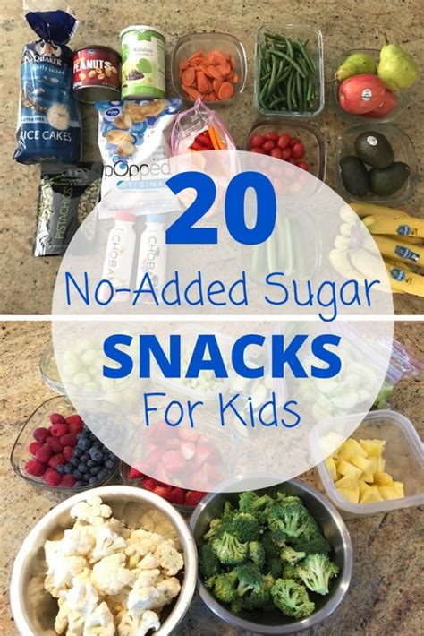 healthy sugar free snacks for kids