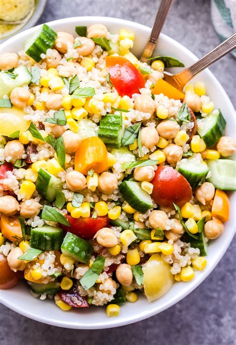 healthy summer salad recipes with quinoa