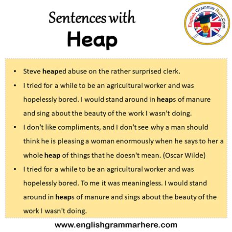 Heap Sentence Examples