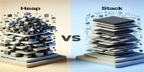 heap vs stack data structure